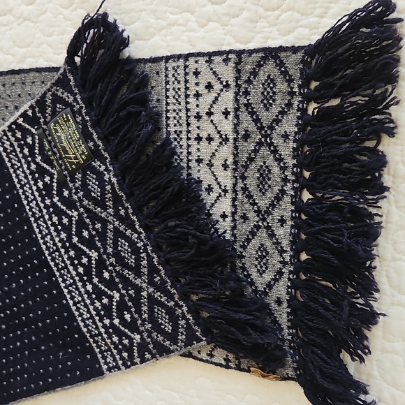 Vintage Scotch & Soda Wool Blend Reversible Scarf - Picture 7 of 7